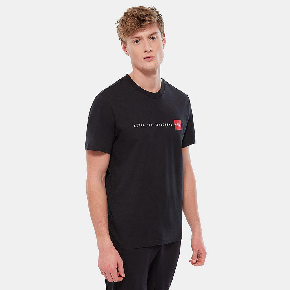 The North Face Nse Ανδρικα T Shirt - Μαυρα (ZOBD59316)